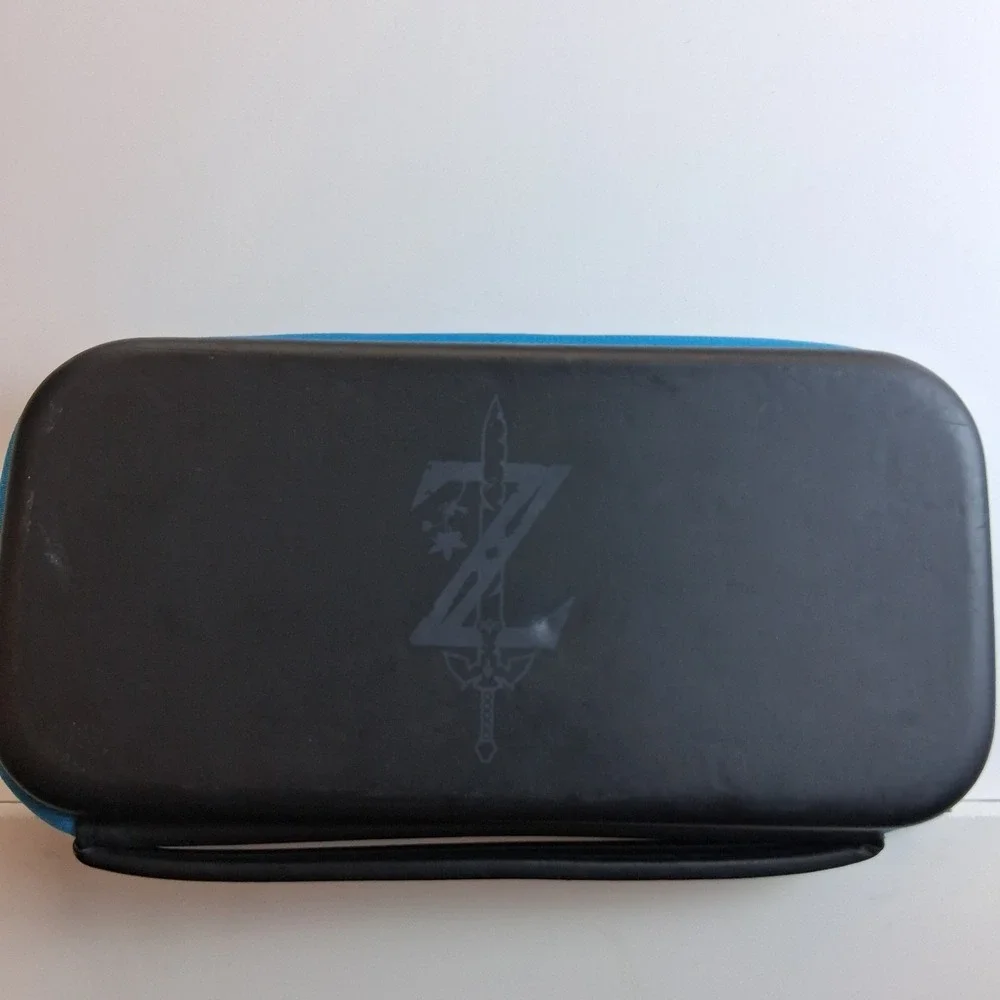 Nintendo Legend of Zelda Carrying Case for Switch, Blue & Black, Hard Shell